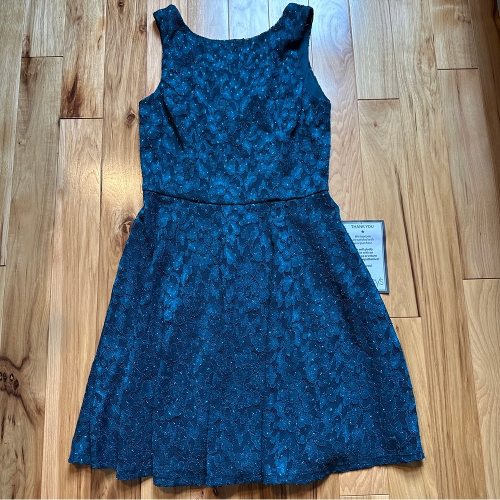 Speechless Sz 3 teal green sparkling dress! NWT!
